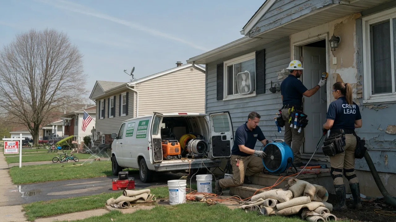 Flood Cleanup in Sanford, MI near me